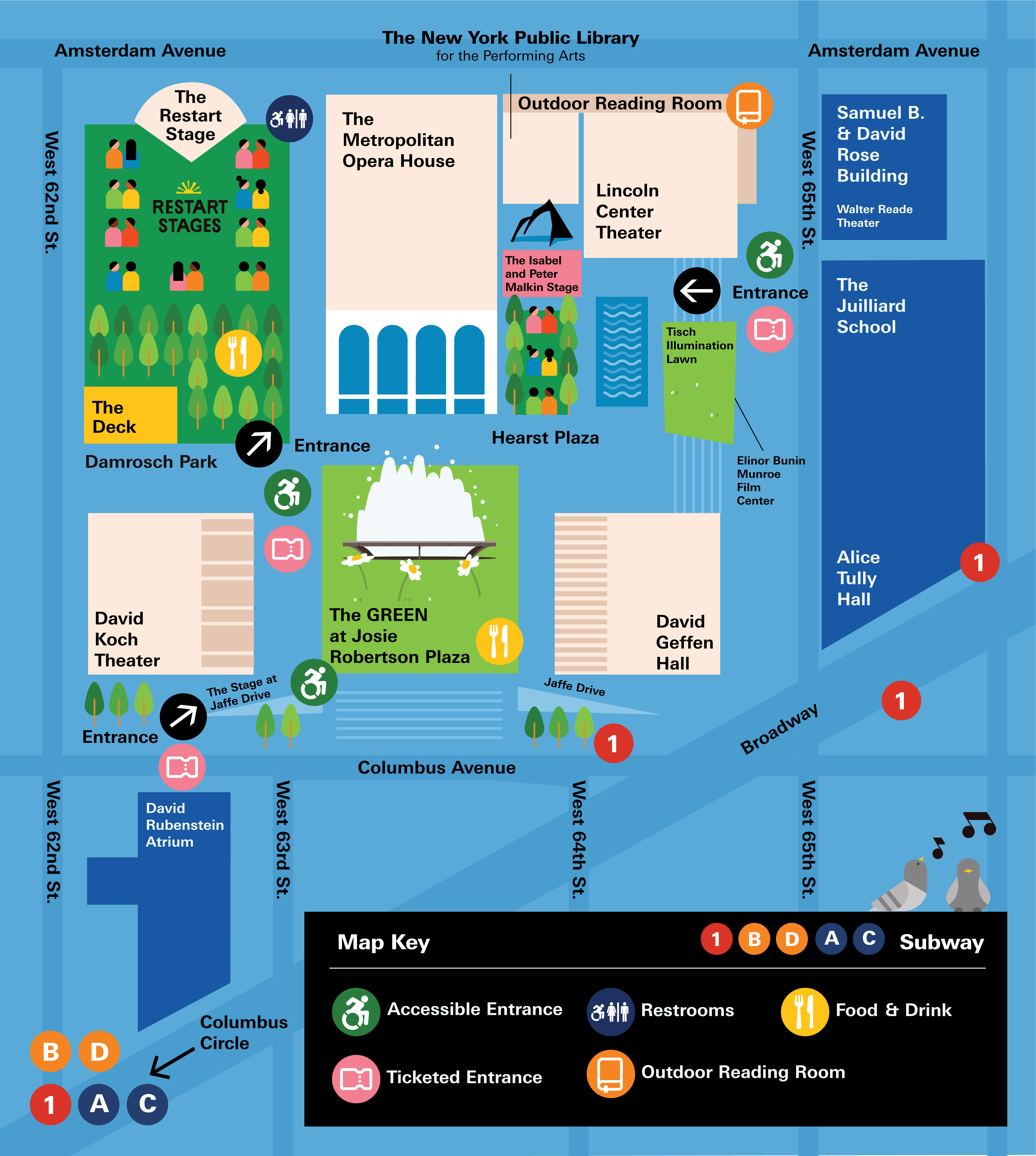 Lincoln Center Campus Map - Dannie Elisabeth