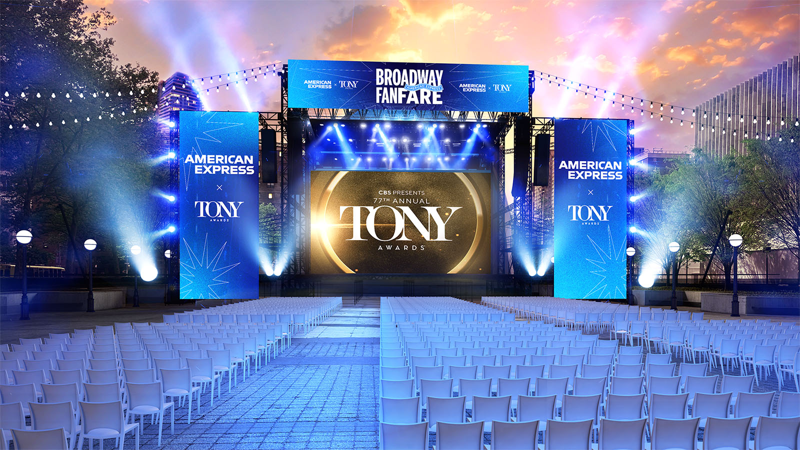 Broadway Fanfare Platinum and Centurion Lounge at the 2025 Tony Awards